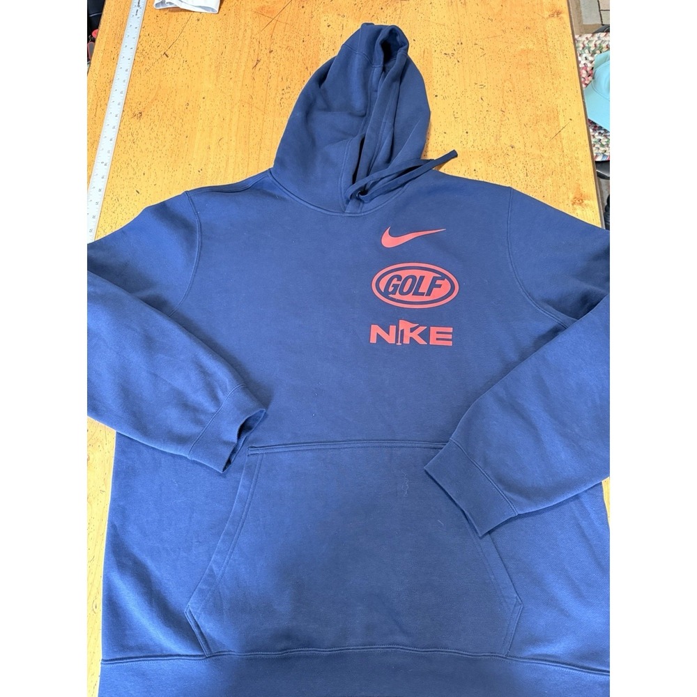 Nike Golf Hoodie Mens XL Blue Long Sleeve Drawstring Hoodie